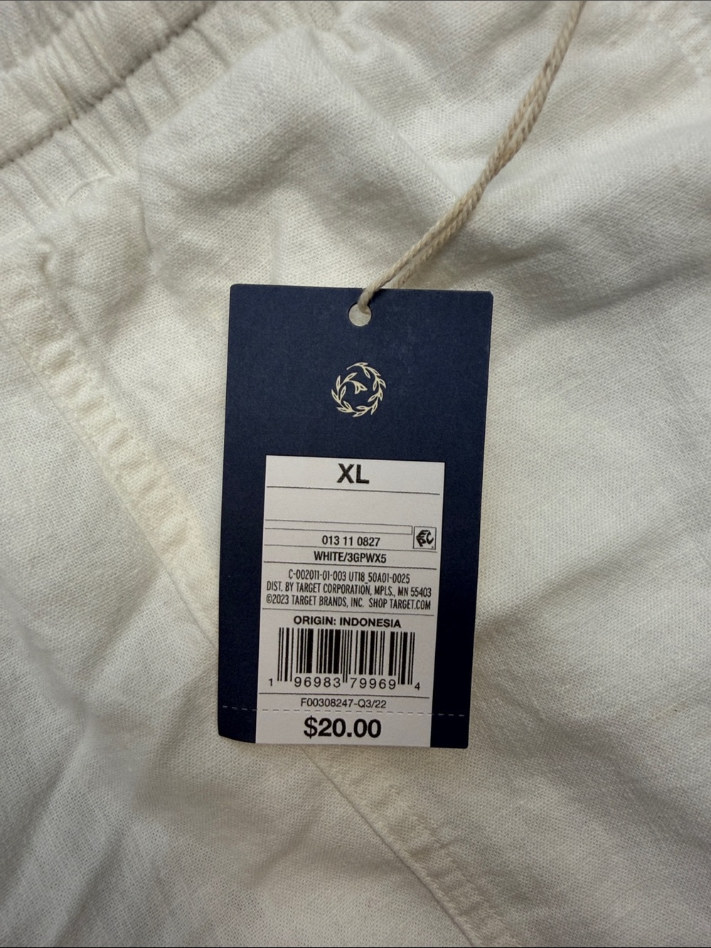 Universal Thread Cream Drawstring Lounge Shorts - Picture 4 of 5